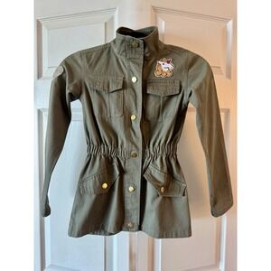 Unicorn Girls Size 7 Army‎ Green Jacket Me Jane Brand